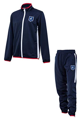 Equipe de FRANCE de football Survêtement fit FFF - 2 étoiles - Collection Officielle Taille Enfant garçon
