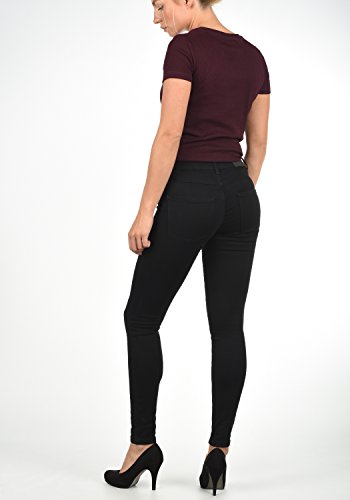 ONLY Feli Damen Jeans Denim Hose Röhrenjeans Aus Stretch-Material Skinny Fit, Farbe:Black, Größe:XS/ L34 - 