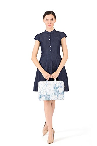 MOSISO Notebooktasche f  r 13-13 3 Zoll MacBook Pro  MacBook Air  Notebook Computer  Laptop Schultertasche Sleeve H  lle Segeltuch Gewebe Marmor Muste