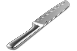 Alessi SG509 Mami Coltello Santoku Piccolo in Acciaio Forgiato Aisi 420, Satinato