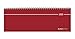 Tisch-Querkalender rot 2020 - Bürokalender - Tischkalender (28,5 x 10) - 1 Woche 2 Seiten - Ringbindung - Terminplaner by