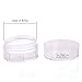 BMC XL Round Clear Silicone Nail Art Monocle Stamper - Glass Stamper Collection