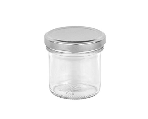50er Set Sturzgläser 167 ml Deckelfarbe silber To 66 inkl. Diamant Gelierzauber Rezeptheft, Marmeladengläser, Einmachgläser, Einweckgläser, Gläser - 2