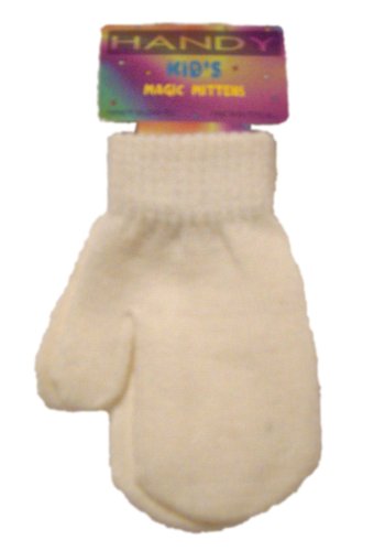 Baby Toddler Magic Mittens Assorted Colours Soft Stretchy Cream.