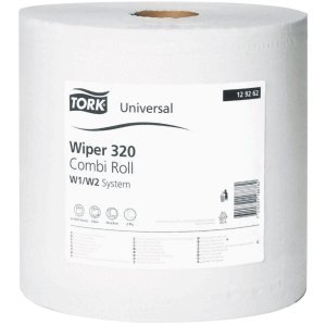 Tork Wischtücher Universal 320 2-lagig 23,5x34cm/340m weiß VE=2 Rollen