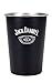 Produktbild Jack Daniels Whiskey Metallbecher Becher schwarz Bar Longdrink