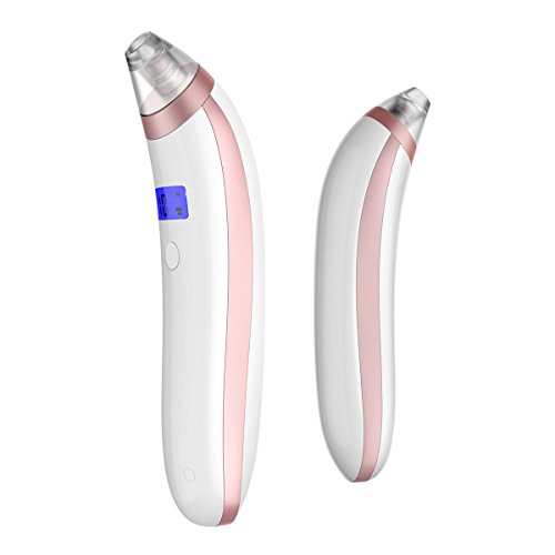 Preisvergleich Produktbild Mitesserentferner Elektrisch,Breett Gesichts Pore Cleanser,Mitesserentferner Vakuum Sauger,Akne entferner gerät mit 4 Austauschbaren Reinigungsaufsätzen ,USB-Aufladung (Weiß)