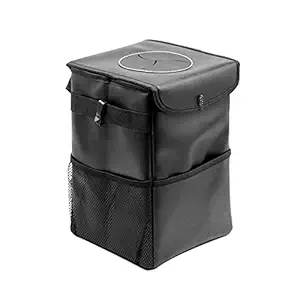 Homgee Car Chair Back Storage Rack Bucket Foldable Adjustable Belt Waterproof Design for Gathering Daily Use L Size