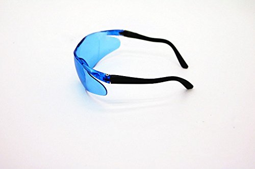 Yalulu 2Pcs Kids Children's Blue Resilient Shatterproof Outdoor Game Protective Goggles Safety Glasses Eyewear for Nerf N-Strike Elite Gun Toy Gun Game Eye Protection