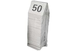 BAISHOP Numeri Da Tavolo, 1-50/100 Numeri Da Tavolo Da Tenda In Acciaio Inossidabile 1,9 × 1,6 Pollici, Numeri Da Tavolo Da Ristorante Cafe Bar Forniture Per Feste Di Compleanno Di Nozze ( Color : 1 to 50 )