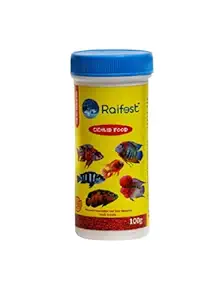 Raifest Aquarium Fish Food Cichlid Pellets(100g)