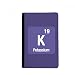 Produktbild beatChong K Kalium Chemical Element Chem-Pass-Halter Travel Wallet Abdeckungs-Fall Karten-Geldbeutel