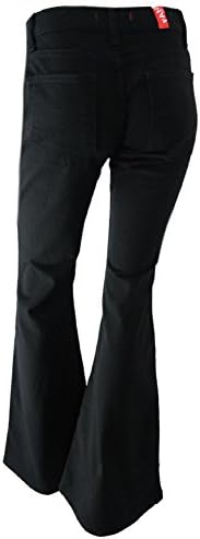 Fans London Womens 60s 26" Flare Bell Bottom Indigo Jeans