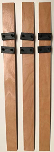 examen SCM Créations Lot de 3 Lattes 610/53/8mm (61cm) avec 6 Embouts pour clic clac bz sommier