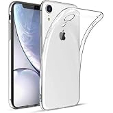 [Esnek Şeffaf] For iPhone XR ile uyumlu Crystal Clear Esnek Silikon Darbe Emici Şeffaf Kılıf (Şeffaf Esnek Silikon)