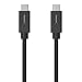 Produktbild Tronsmart USB-C auf USB-C Kabel für ChromeBook Pixel, Google Pixel/Pixel XL, Nexus 5X / 6P und mehr (1,8 m, schwarz)