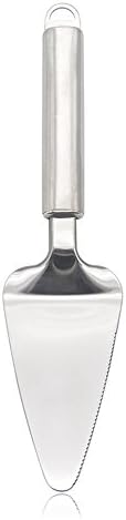 Cake Server, Isenretail Pie/Cheese/Pizza Cutter, 430 Stainless Steel, Serrated Blade, Dishwasher safe