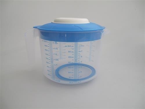 TUPPERWARE Backen Rühr-Mix Messbecher Candy 2,0L blau D216 Rührbecher Backhelfer 7561 - 4