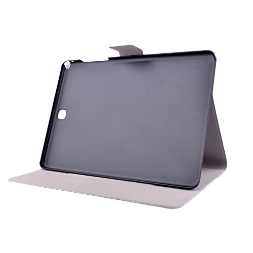 Samsung Galaxy TAB A 9.7 T550 Hülle, COLJOY Samsung Galaxy Tab A 9.7 SM-T550 T555 Kunstledertasche PU Schutzhülle Tasche Leder Brieftasche Hülle Case Cover mit praktischer Ständerfunktion und Auto Sleep / Wake Up Funktion, TM16 - 4