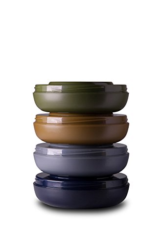 Mandahorn Aktiv-Flaschenkühler / Weinkühler / Sektkühler / Champagnerkühler Celsius Cream White Matt (Olive Green) - 2