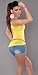 In-Style Fashion Women's Vest Top -  Yellow - Yellow - One size