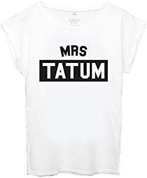 VISUAL STATEMENTS® women printed T-shirt / Several designs, color and sizes / 100% combed cotton / fine jersey 115 g/m² / Mrs Tatum - S