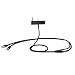 Produktbild OKCS Lightning Y Audiokabel Ladekabel / Datenkabel 8 Pin AUX USB für Apple iPhone 6, 6s - in Schwarz