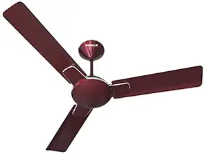 Havells Enticer 1200mm Decorative, Dust Resistant, High Power in Low Voltage (HPLV), High Speed Ceiling Fan (Maroon Chrome)