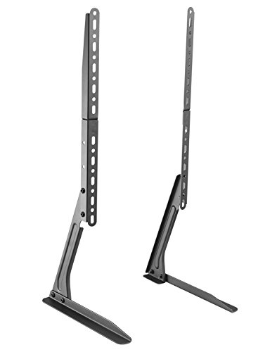 Preisvergleich Produktbild EXETA Universal TV Halterung schwarz Halter Standfuß Ständer höhenverstellbar