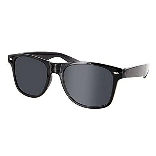 Preisvergleich Produktbild ANN FIXEN - Wayfarer Retro Sonnenbrille • Nerdbrille • Blues Brothers • schwarz