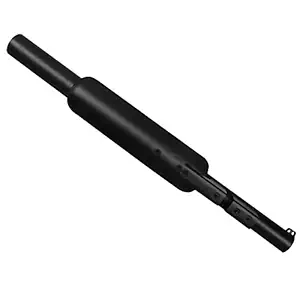 Allextreme EX-BSE01 Classic Exhaust Silencer Black Coated Muffler with Peashooter End Cap Compatible for BS3 and BS4 Model Royal Enfield Bullet 350cc & 500cc (Black)