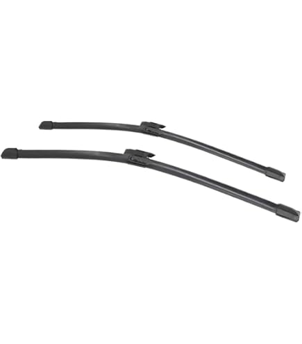 Balais D'essuie-glace Avant Pour Dacia Sandero (2007-2023) - Lot De 2 (conducteur/passager) - Caoutchouc Naturel, Noir/vert - 13