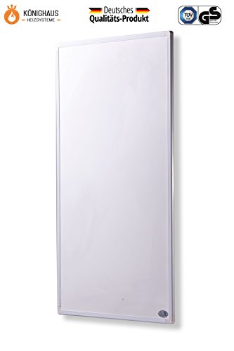 Fern Infrarot Heizung 300 Watt -Deutscher Hersteller- GS TÜV Süd München-30 Tage Zufriedenheiztsgarantie, Geprüft auf Sicherheit durch TÜV Süd München – Model 2016 Elegance P-Serie – 5 Jahre Premium-Herstellergarantie- Elektroheizung mit Überhitzungsschutz und TÜV – Infrarotheizung Heizt bis 3-9 m² abhängig von der Isolierung und den Raumbedingunge - 2