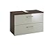 Produktbild Held Möbel 089.3055 Next Unterbeckenschrank 1 Klappe, 1 Auszug, 70x47x35 cm, hochglanz-creme / nussbaumfarben