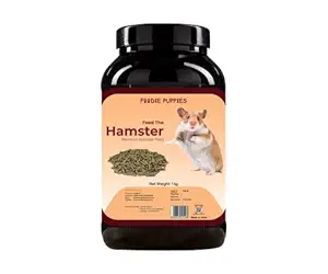 Foodie Puppies Premium Hamster Food Pellets Highly Nutritious Diet Essential Ingredients for a Healthy and Active Lifestyle for Your Hamster (1kg)