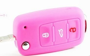 Funda de silicona rosa colores Llave Carcasa Llave Mando a distancia Cover Colourful Silicon Key Cover Case VW Skoda Seat Funda Rosa Funda de silicona rosa colores Llave Carcasa Llave Mando a distancia Cover Colourful Silicon Key Cover Case VW Skoda Seat Funda Rosa