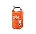 Produktbild nalmatoionme Beutel für Camping Boote Wasserdicht Dry Bag Kajak Angeln Rafting Kanu (orange, 5l)