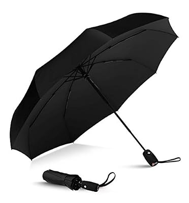 Repel Parapluie de Voyage Coupe-Vent avec revêtement en téflon