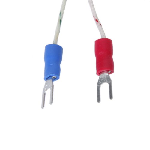 100mm Spade K-Typ Thermoelement Temperaturregler Sensor -100 ° C bis 1250 ° C Probe 1M - 3