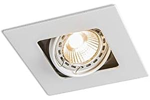 Qazqa artemis - Spot encastrable - 1 lumière - L 100 mm - Blanc - Design, Moderne - éclairage intérieur - Salon I Chambre I Cuisine I Salle à manger