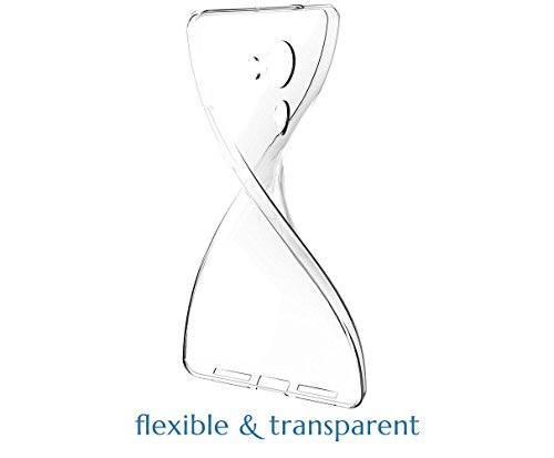 PREMYO Huawei Mate 8 Cover transparent aus TPU (Silikon ähnlich) flexibel. Huawei Mate 8 Handyhülle transparent. Huawei Mate 8 Bumper Case ultradünn - 4
