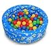 FUN HOUSE STYLE KIDS CHILDRENS PLASTIC PLAY BALLS FOR BALL PITS PEN POOL MULTI COLOURED TOY SOFT - COMES IN A SET OF 100, 200, 300, 400, 500, 600, 700, 800, 900, 1000. (300)