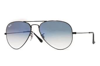 ray ban black gradient aviator