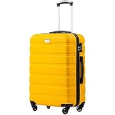 COOLIFE 3 Piece Luggage Set for Family Travel, M+L+XL, ABS+PC | With swivel wheels, TSA lock, YKK zipper, robust, for interna