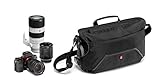 Con múltiples compartimentos para objetos personales y espacio dedicado para el trípode Pixi de Manfrotto