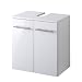 Produktbild Held Möbel 084.2096 Parma Unterbeckenschrank, 2 türig/50 x 53 x 34 cm/Hochglanz-weiß