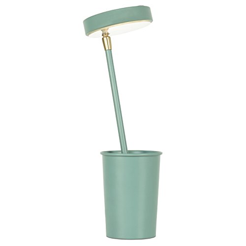 Preisvergleich Produktbild DHG Nordic Minimalistische Moderne Schreibtischlampe, Schlafzimmer Nachttischlampe, Augenschutz Student Kinder Schreibtisch Lernen Leselampe, LED Tischleuchte,Blau,berühren