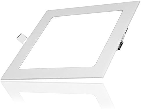 CLZ LED Recessed Ceiling Panel Down Light Ultra-slim Energy-saving Down Lamp for Dining Room, Living Room, Corridor,Conference Room and Office (Square, white 3W)