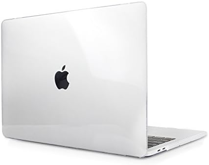 Lilware Smooth Touch Ultra Slim Matte Hard Plastic Case for 15" inch MacBook Pro 2016 with Touch ID Sensor - A1707 Model. Crystal Clear