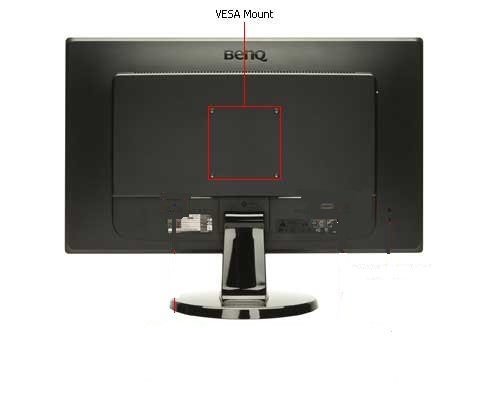 Systafex® Monitor Halterung Monitorhalterung TV Wandhalterung Schwenkbar / Neigbar für BenQ GL2450 & GL2450HM - 4